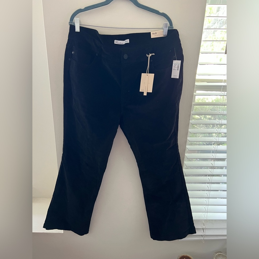 Maurices Dark Corduroy Trousers